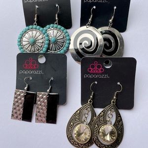 Selling all 20 pairs of Paparazzi earrings   brand new earrings